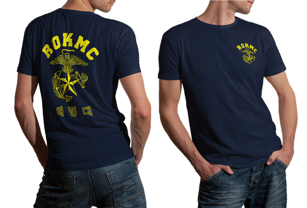 T-shirt Esercito Sudcoreano Maglietta Republic Of Korea Marine Corps (ROKMC) - Per Veri Appassionati Di Militare, Esercito Della Corea Del Sud, In Cotone Comodo Maglietta Militare Corea Del Sud - Foto 9
