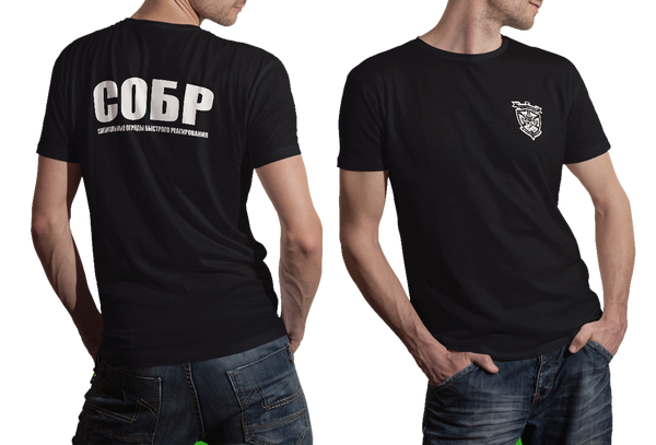 Russian Special Rapid Response Unit SOBR Eagle Logo T-shirt