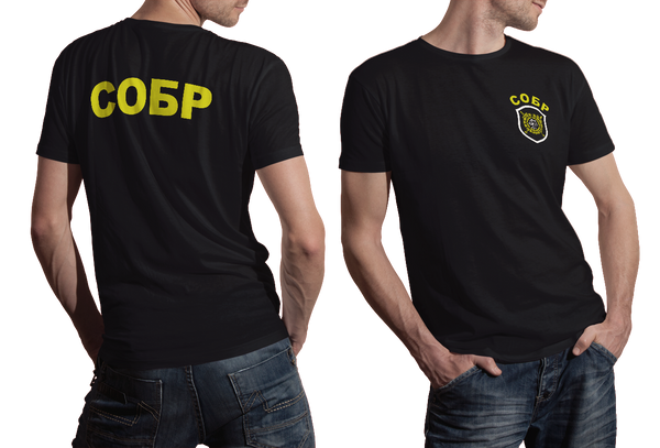 Russia OMSN SOBR Special Police Unit Spetsnaz T-shirt