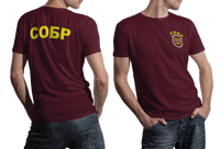 Russia OMSN SOBR Special Police Unit Spetsnaz T-shirt