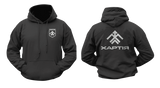 Khartiia Ukrainian National Guard military hoodie in black, Ukraine military apparel