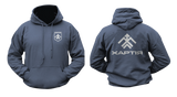 Khartiia Ukrainian National Guard military hoodie in navy, Ukraine military apparel