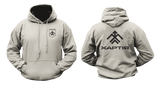 Khartiia Ukrainian National Guard military hoodie in white, Ukraine military apparel