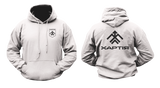 Khartiia Ukrainian National Guard military hoodie in white, Ukraine military apparel