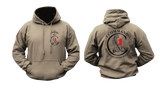 1 Commando Cheetah Big C logo RLI Rhodesian Light Infantry Hoodie Sweatshirt