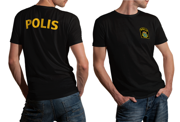 Swedish National Police Sweden Polisen Polis T-shirt