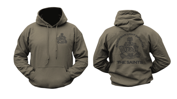 Rhodesian Light Infantry RLI The Saints Hoodie Sweatshirt