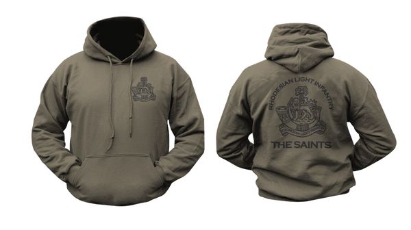 Rhodesian Light Infantry RLI The Saints Hoodie Sweatshirt SupremaShirt