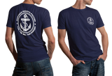 Russian Navy Naval Infantry Amphibious Force Black Beret T-shirt
