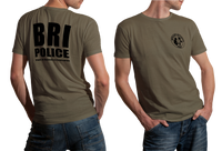 French Police Research and Intervention Brigade Anti Gang BRI T-shirt