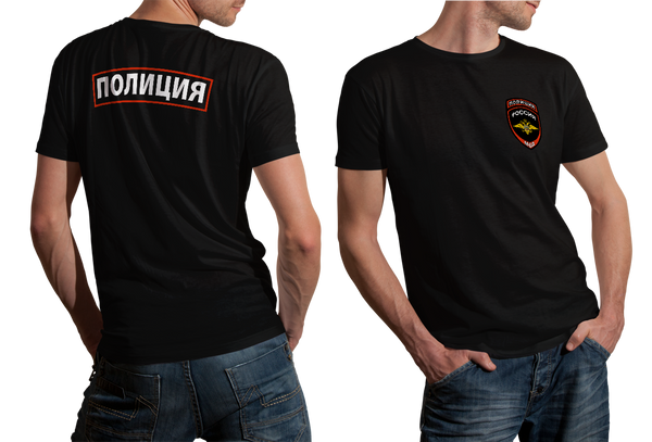 Russia MVD Moscow Russian Police Department Logo T-shirt