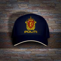 Norwegian Police Politi Norway Embro Sandwich Bill Cap Hat