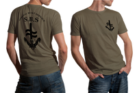 UK Royal Navy Commando Frogmen Special Boat Service SBS Special Forces T-shirt