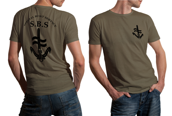 UK Royal Navy Commando Frogmen Special Boat Service SBS Special Forces T-shirt
