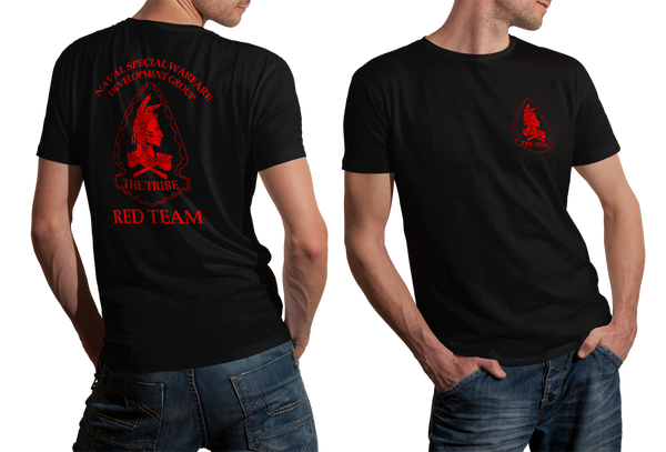 US Navy Special Forces NSWDG SEAL Devgru Tribe Red Team Indians T-shirt